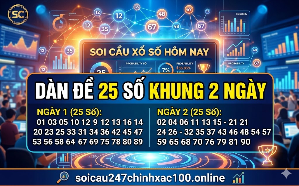 Dàn De 25 Số Khung 2 Ngày