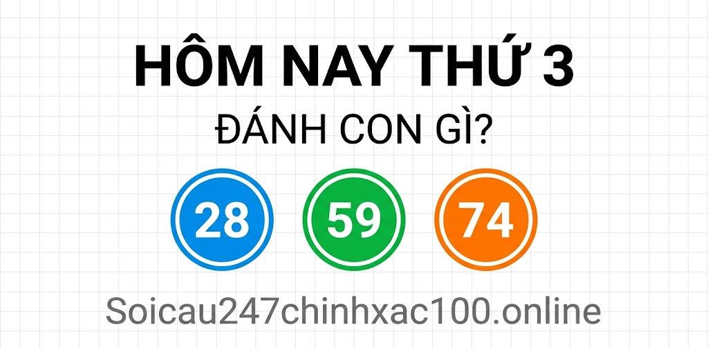 Hôm nay Thứ 3 Đánh Con Gì?
